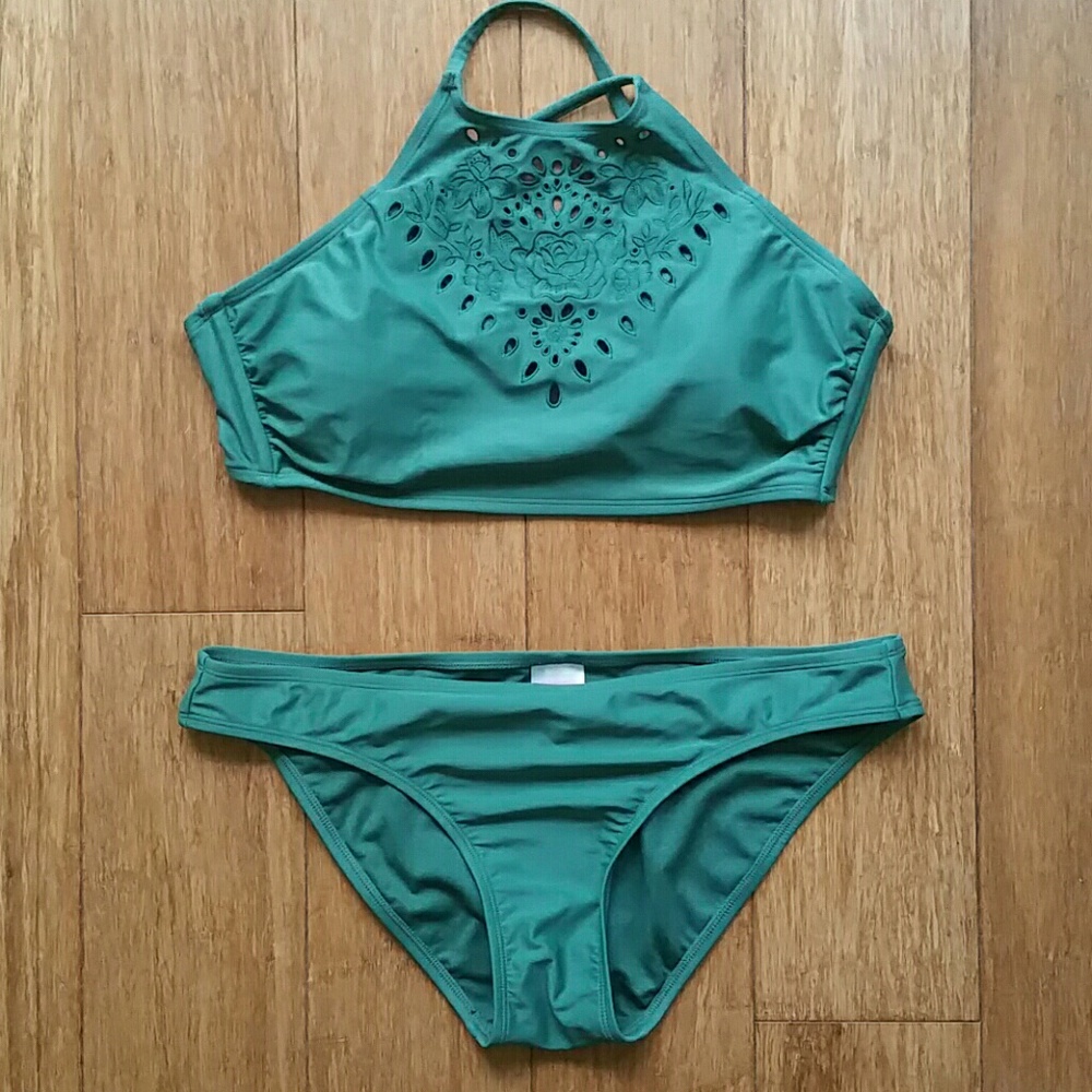 Xhilaration high neck bikini
